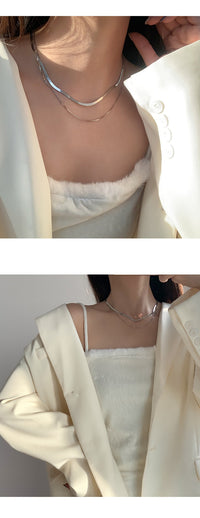 Personalized Retro Layered Double Layered Necklace