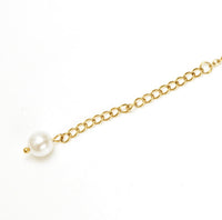 Fashion Simple Tassel Stainless Steel Pearl Anklet