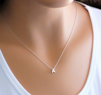 Custom English Initial Necklace