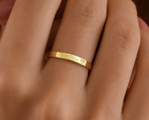 Custom Name Ring
