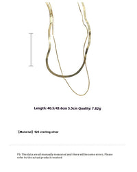 Personalized Retro Layered Double Layered Necklace