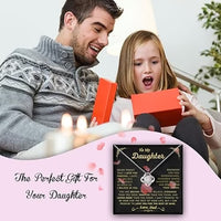 Necklace Silver Card Light Box