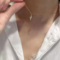 Rhinestone Pendant Japanese And Korean Women's Niche Necklace