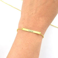 Custom Bar Bracelet Arabic